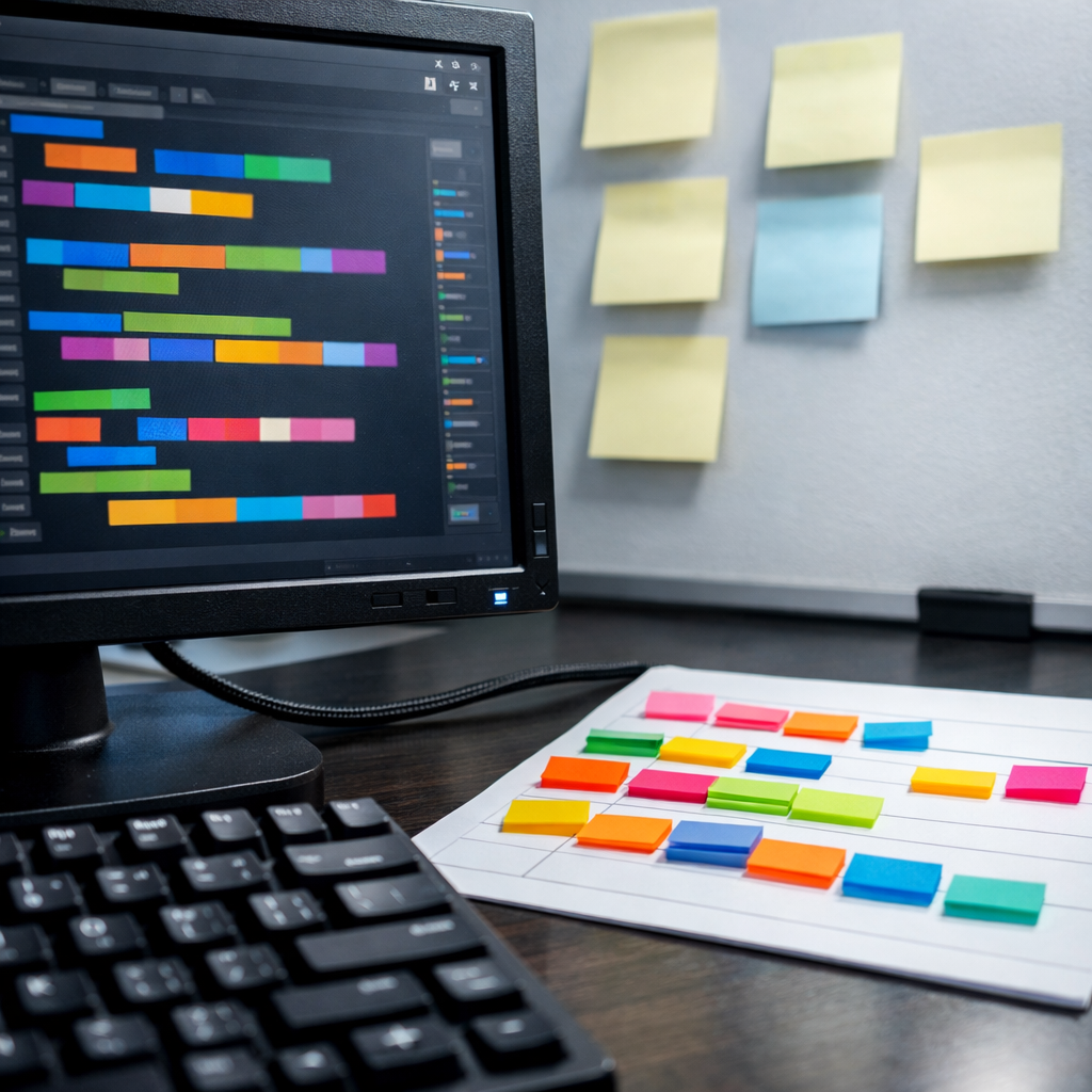 Building a rental platform from scratch shown with code editor and development workspace