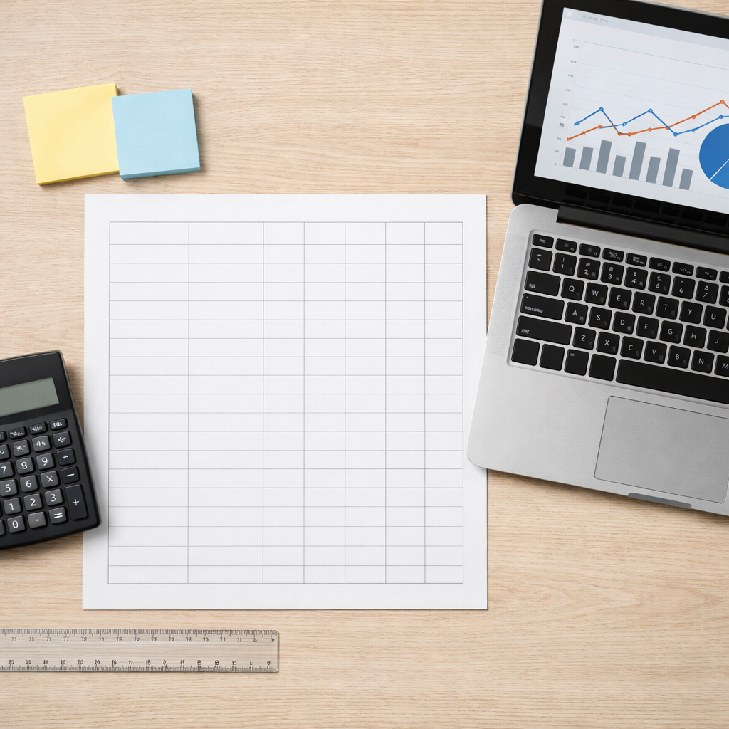 SaaS rental platform vs custom build comparison shown with spreadsheet layout and analytics chart