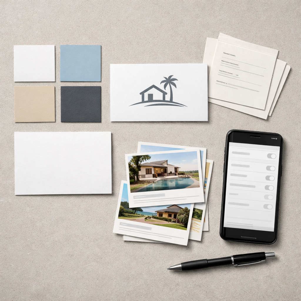 White label vacation rental platform setup checklist with brand assets, domain planning, and listing materials